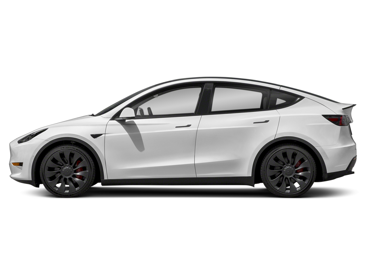 2021 Tesla Model Y — rear three-quarter view