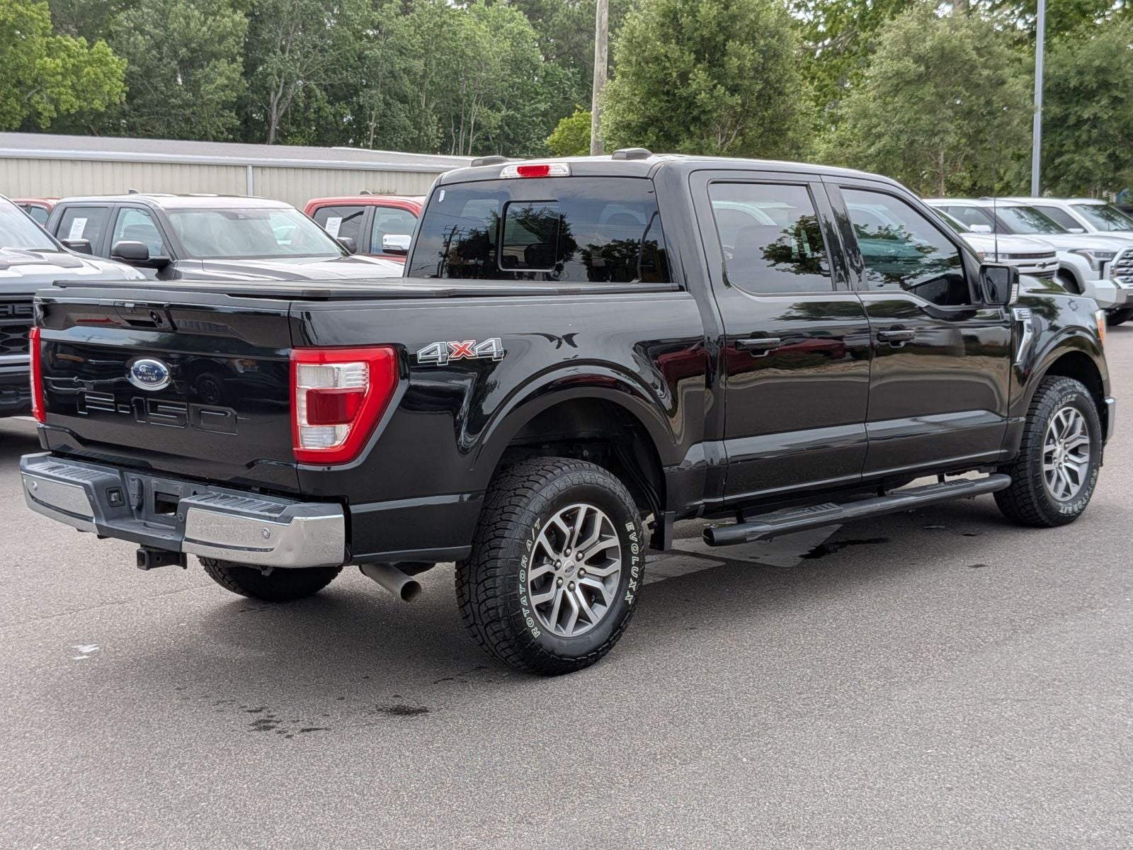 2021 Ford F-150 — rear three-quarter view