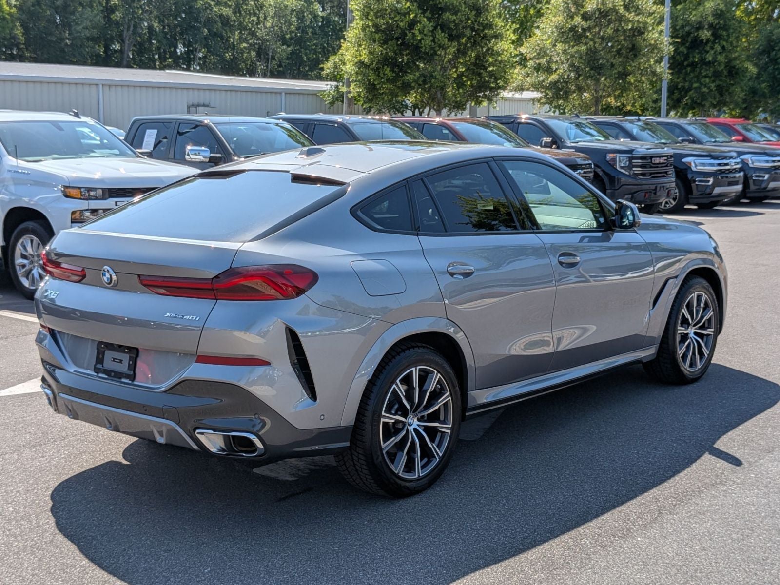 2025 BMW X6 — rear three-quarter view