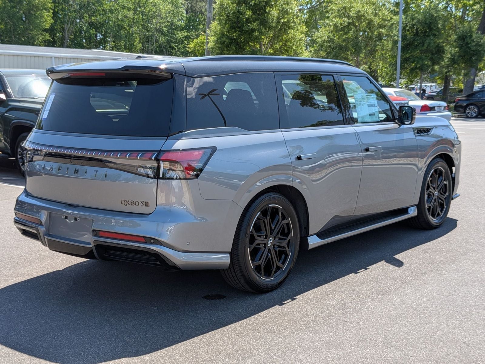 2026 INFINITI QX80 — rear three-quarter view