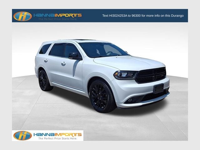 2015 Dodge Durango R/T in Bright White Clearcoat — front three-quarter view
