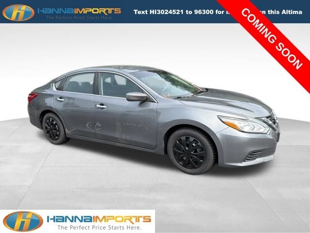 2017 Nissan Altima 2.5 S in Gun Metallic — front three-quarter view