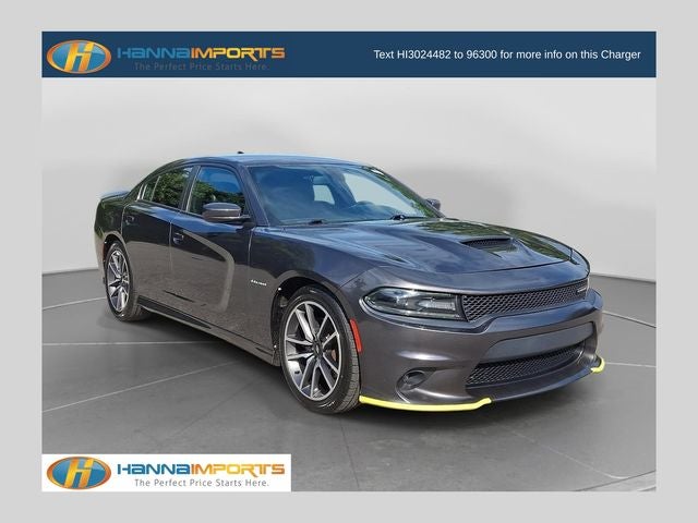 2020 Dodge Charger R/T in Granite Crystal Metallic Clearcoat — front three-quarter view