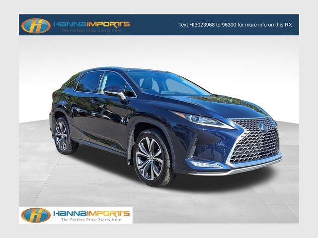 2022 Lexus RX 350 in Nightfall Mica — front three-quarter view