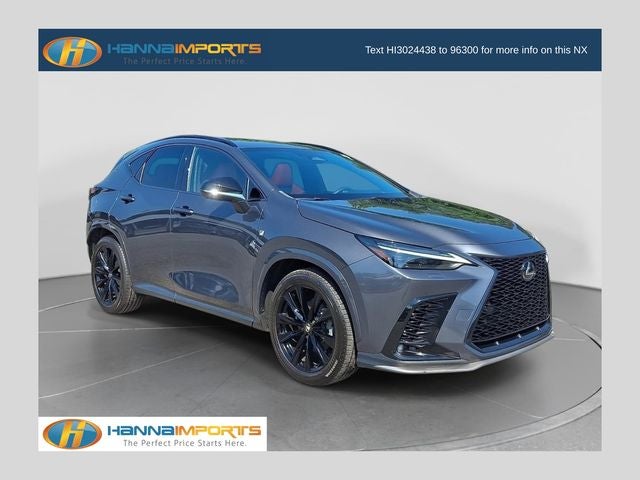 2024 Lexus NX 350 F SPORT Handling in Cloudburst Gray — front three-quarter view