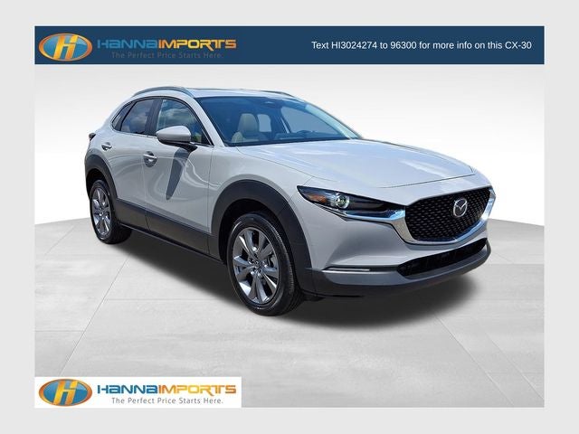2025 Mazda Mazda CX-30 2.5 S Preferred Package in Aero Gray Metallic — front three-quarter view