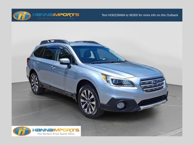2016 Subaru Outback 2.5i Limited in Ice Silver Metallic — front three-quarter view