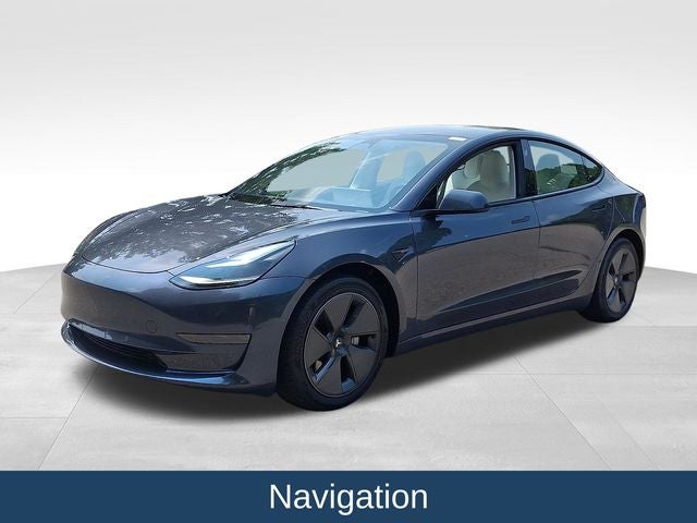 2022 Tesla Model 3 — interior view