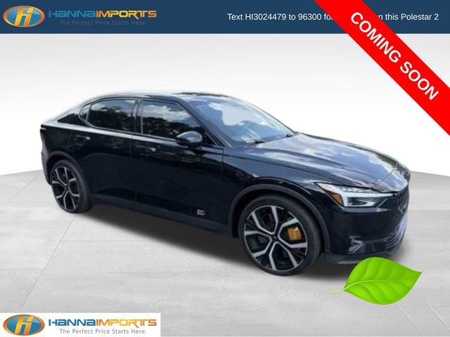 2023 Polestar 2 Long Range Dual Motor Performance Plus in Space Metallic — front three-quarter view