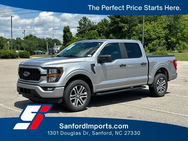 2023 Ford F-150 XL in Silver Metallic — front three-quarter view