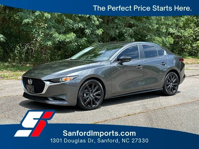 2025 Mazda Mazda3 2.5 S Select Sport in Machine Gray Metallic — front three-quarter view