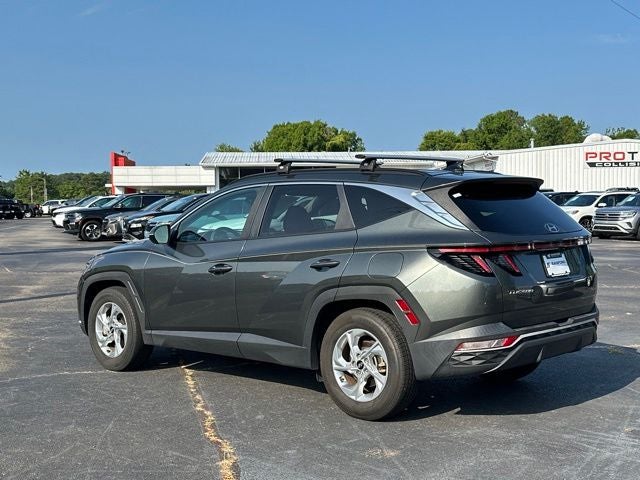 2022 Hyundai Tucson — rear three-quarter view