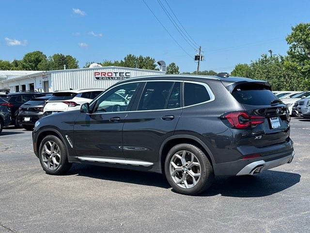 2022 BMW X3 — rear three-quarter view