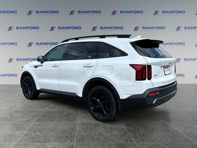 2022 Kia Sorento — rear three-quarter view