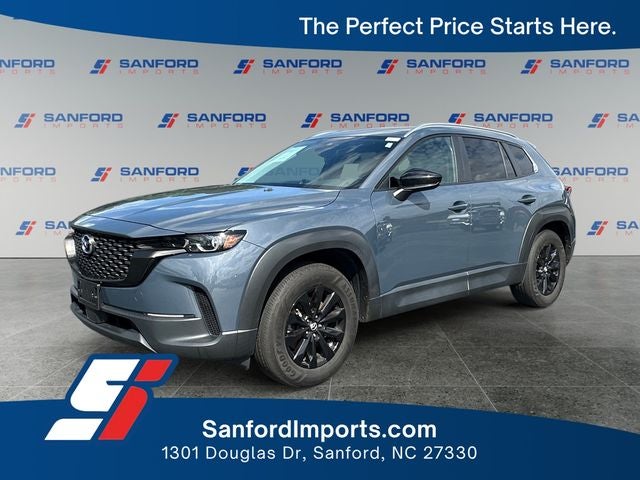 2024 Mazda Mazda CX-50 2.5 S Premium Package in Polymetal Gray Metallic — front three-quarter view