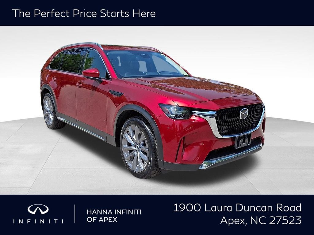2024 Mazda Mazda CX-90 3.3 Turbo Premium in Soul Red Crystal Metallic — front three-quarter view