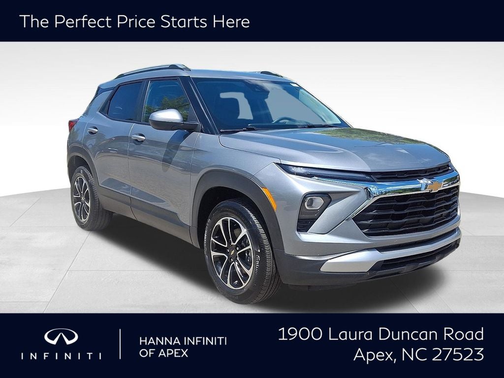 2024 Chevrolet TrailBlazer LT in Sterling Gray Metallic — front three-quarter view